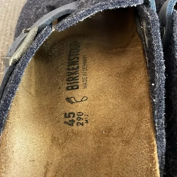 LIKE NEW BIRKENSTOCK Boston Felt/Leather Clogs! - Picture 11 of 14